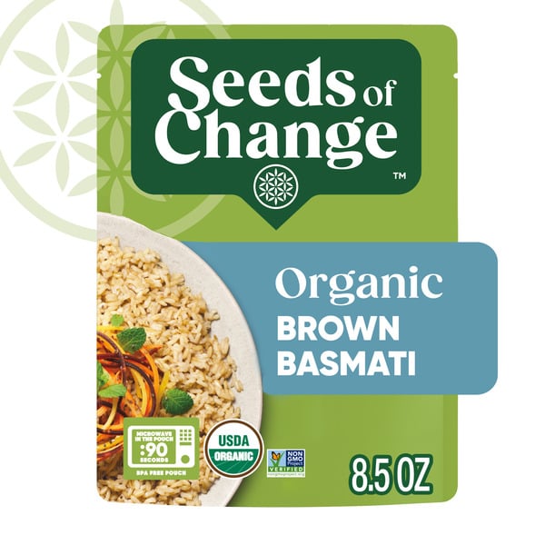 Grains, Rice & Dried Goods SEEDS OF CHANGE Organic Brown Basmati Rice Pouch hero