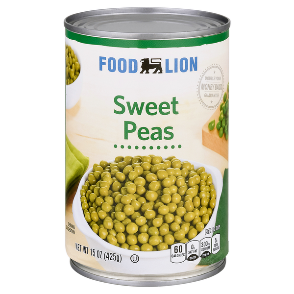 Canned & Jarred Vegetables Food Lion Peas, Sweet hero