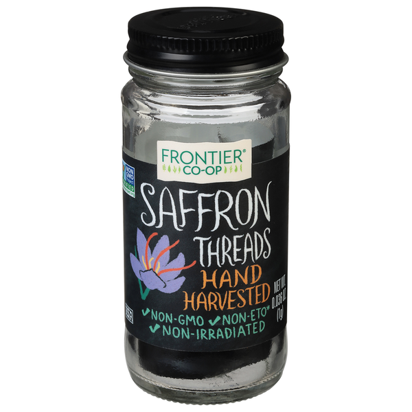 Spices & Seasonings Frontier Co-op Saffron Threads, Hand Harvested hero