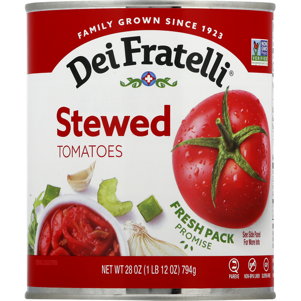 Canned & Jarred Vegetables Dei Fratelli Tomatoes, Stewed hero