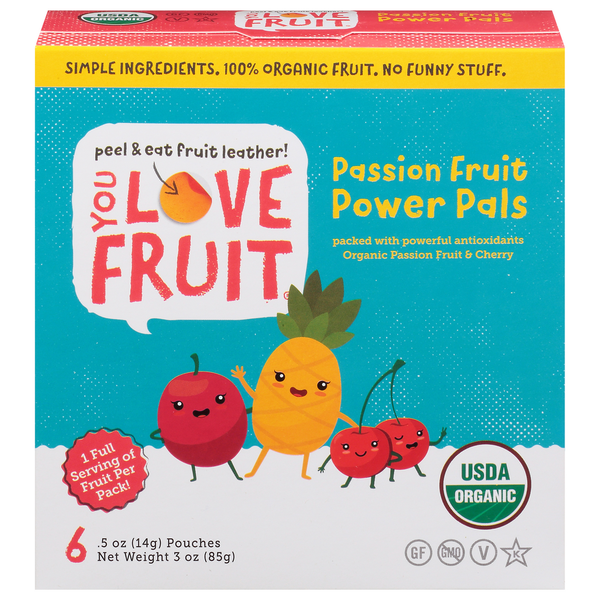 Ice Cream & Ice You Love Fruit Fruit Snack, Power Pals Passion Fruit hero