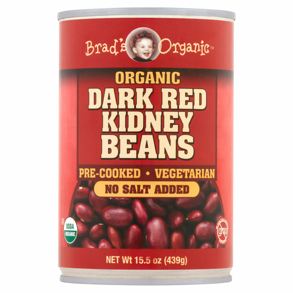 Nuts, Seeds & Dried Fruit Brad's Organic No Salt Added Organic Dark Red Kidney Beans hero