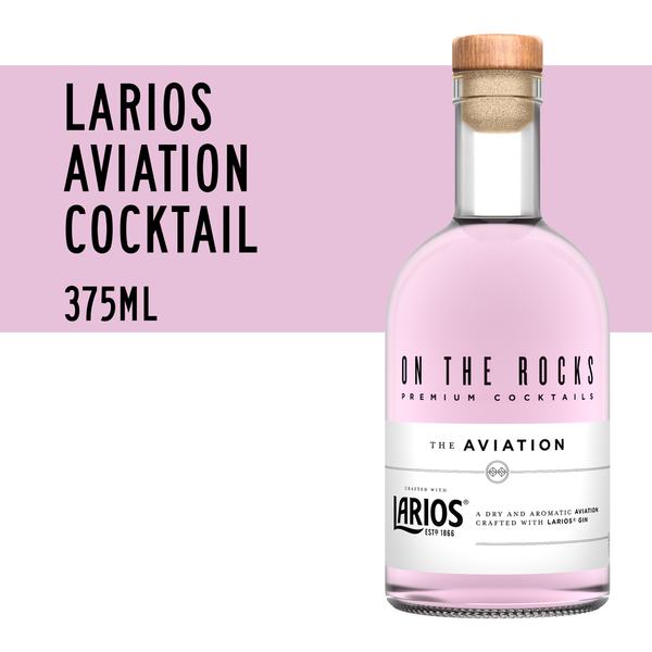 Spirits On the Rocks Larios Aviation RTD Cocktail hero