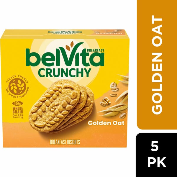 Breakfast Bars & Pastries belVita Breakfast Golden Oat Breakfast Biscuits hero