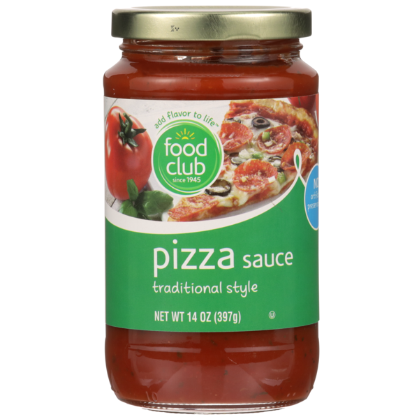 Pasta Sauce Food Club Traditional Style Pizza Sauce hero