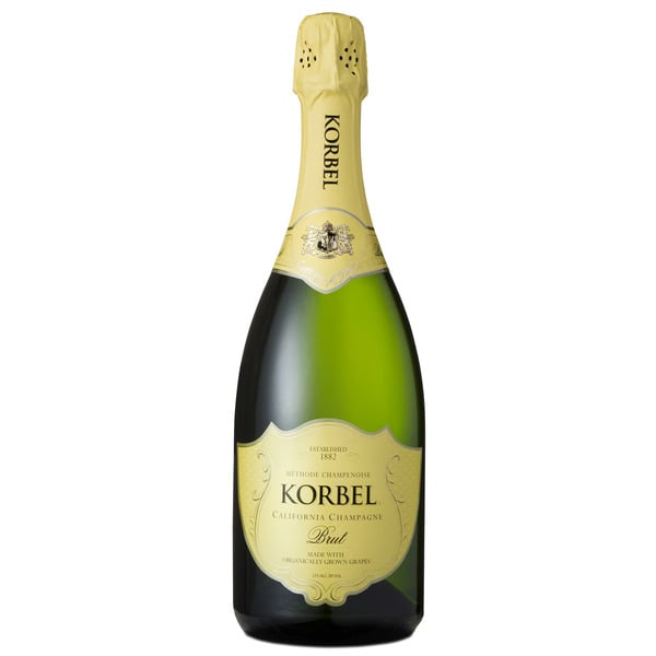 Specialty Wines & Champagnes KORBEL Brut Organic California Champagne hero