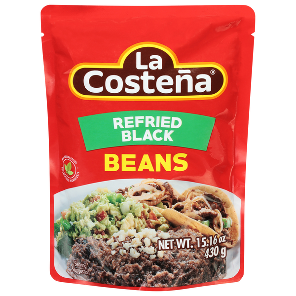 Fresh Vegetables La Costeña Beans, Refried Black hero