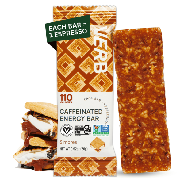 Verb Energy Caffeinated Energy Bar,  S'mores,  Vegan and Gluten Free! hero