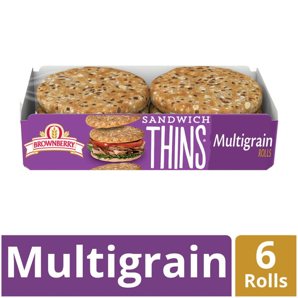 Crackers Brownberry Multigrain Sandwich Thins hero