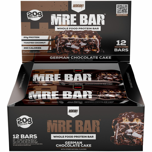 Bars REDCON1 German Chocolate Cake MRE Protein Bar hero