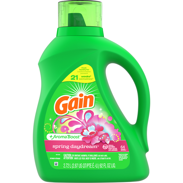 Laundry Gain Detergent, HE, Spring Daydream hero