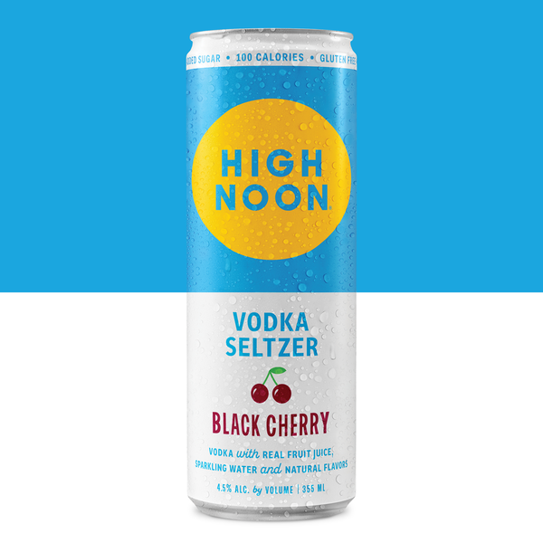 Spirits High Noon Black Cherry Vodka Hard Seltzer Single hero