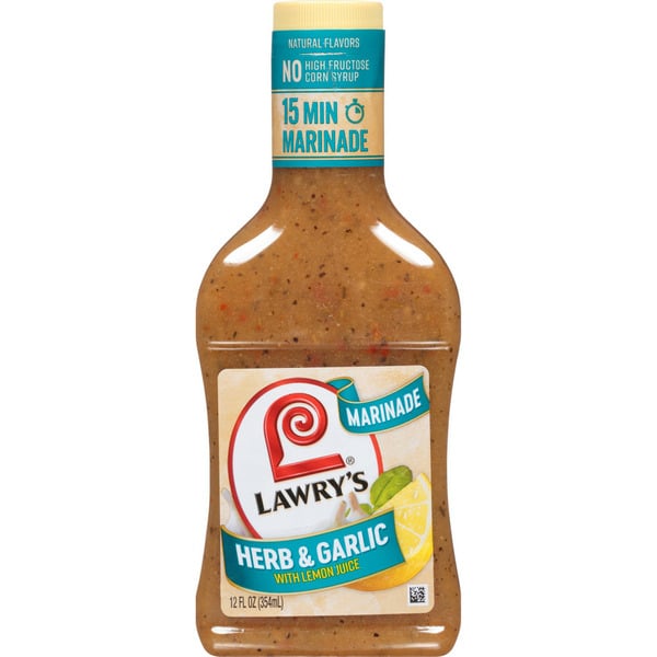 Spices & Seasoning Lawry's® Herb & Garlic With Lemon Marinade hero