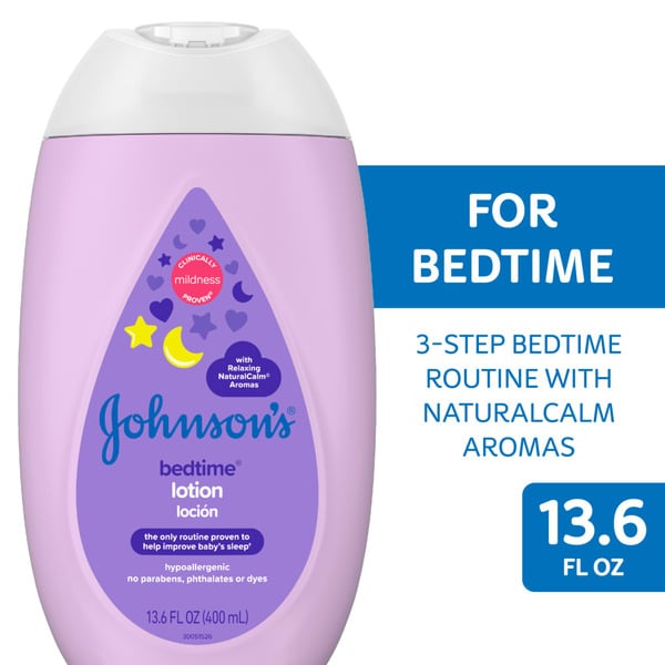 Baby Bath & Body Care Johnson's Moisturizing Bedtime Baby Lotion, Paraben-Free hero