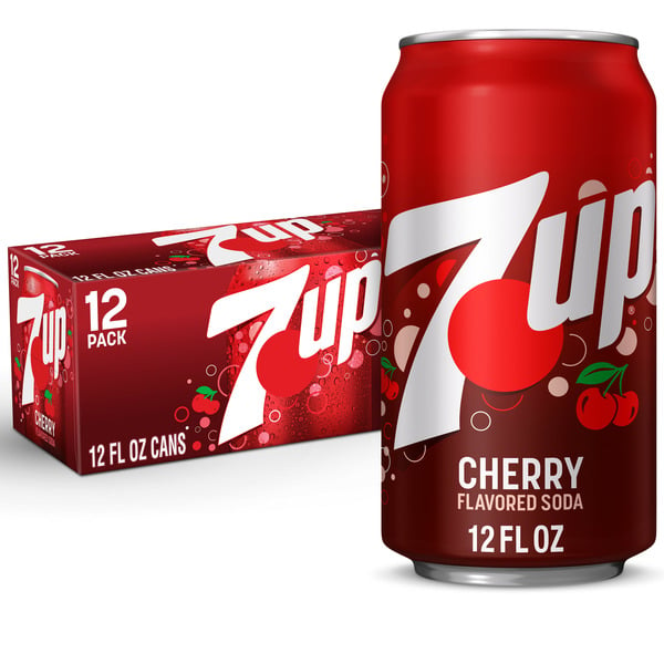 Soft Drinks 7UP Cherry Flavored Soda hero