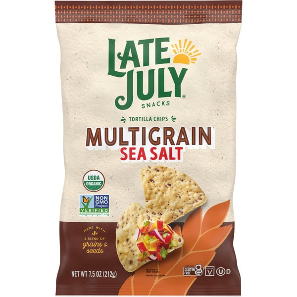 Chips & Pretzels Late July Multigrain Organic Tortilla Chips with Sea Salt hero