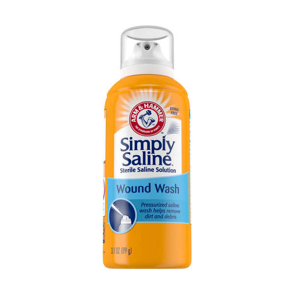 First Aid Arm & Hammer Simply Saline Wound Wash Sterile Saline Solution hero