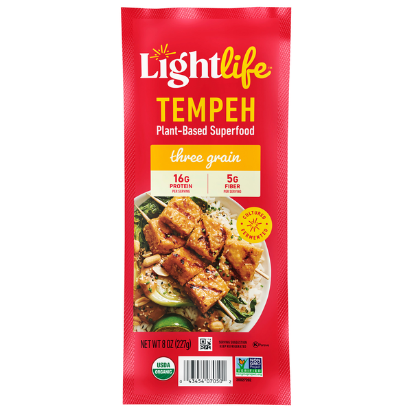 Grains, Rice & Dried Goods Lightlife Tempeh, Three Grain hero