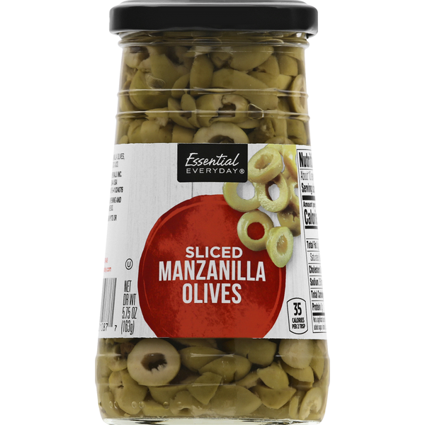 Pickled Goods & Olives Essential Everyday Manzanilla Olives, Sliced hero