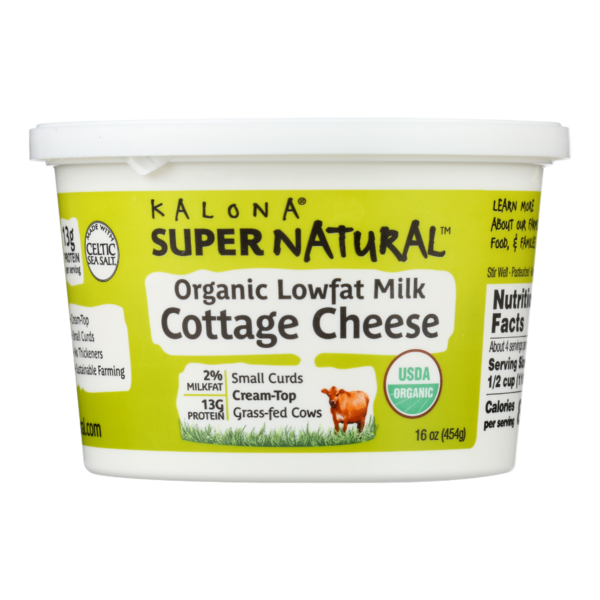 Other Creams & Cheeses Kalona SuperNatural Organic, Lowfat 2% Cottage Cheese hero