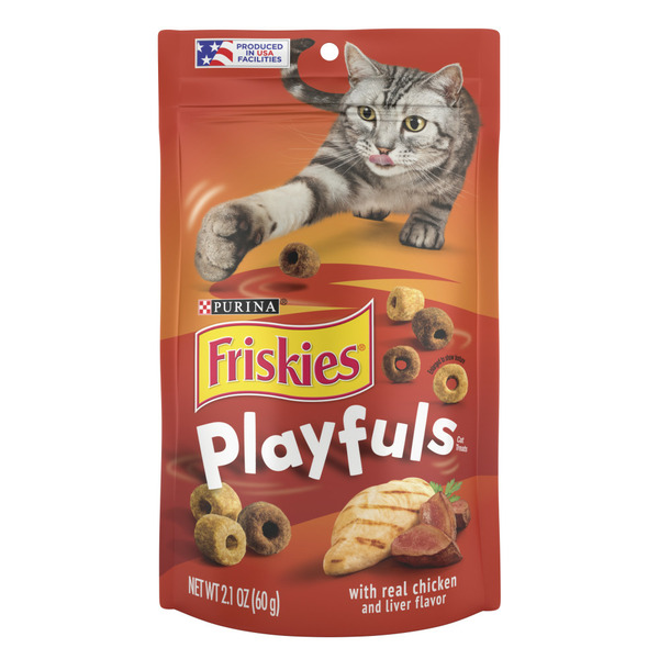 Cat Food Purina Friskies Playfuls With Chicken and Liver Flavor Cat Treats hero