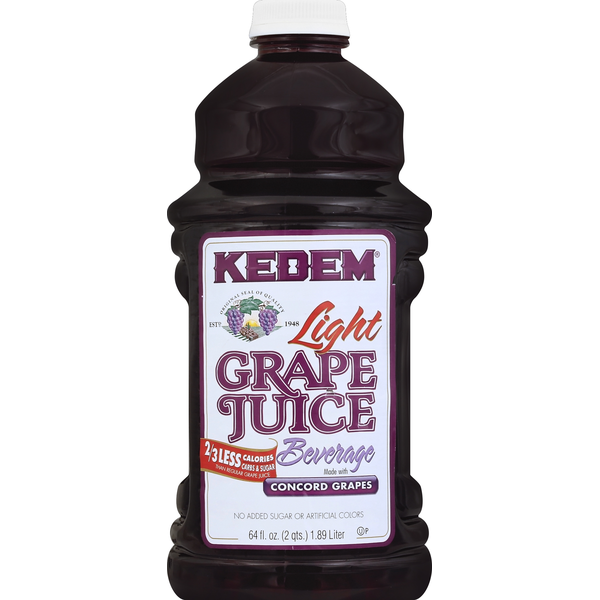 Kosher Foods Kedem Juice Beverage, Light, Grape hero