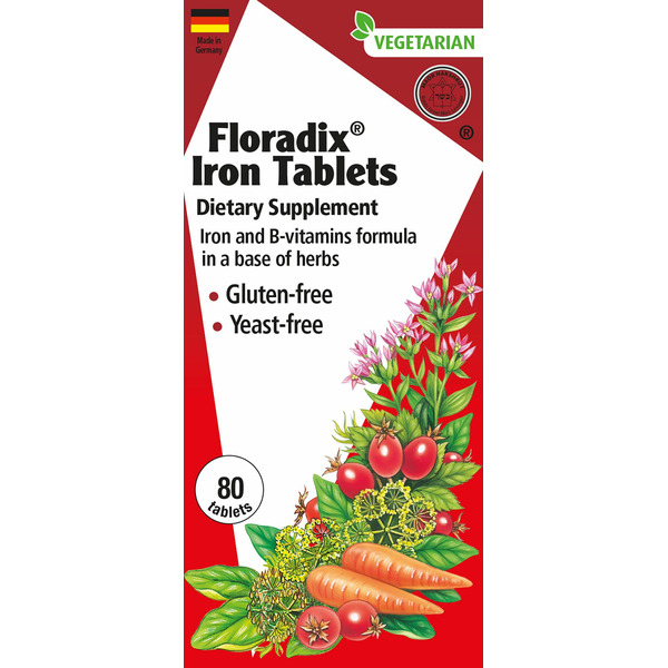 Floradix Iron Tablets Dietary Supplement hero