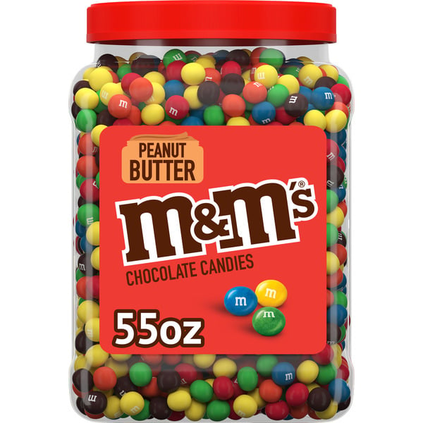 Candy & Chocolate M&M's Chocolate Candy Peanut Butter Jar hero