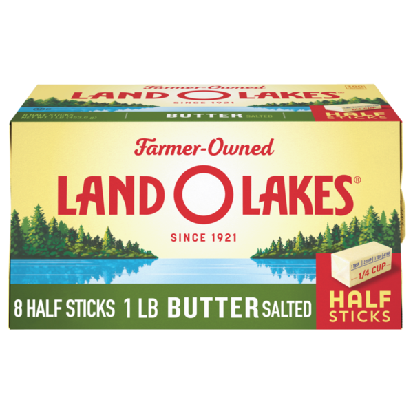 Butter Land O Lakes Salted Butter in Half Sticks hero