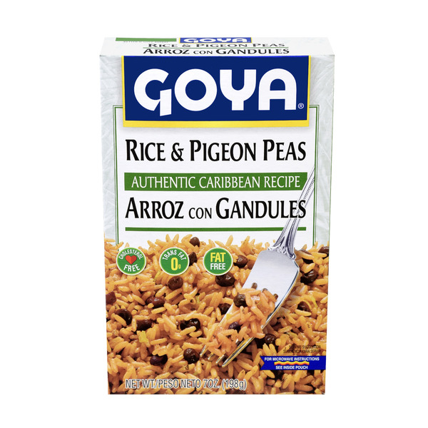 Boxed Meals & Side Dishes Goya Rice & Pigeon Peas, Caribbean Rice Mix hero