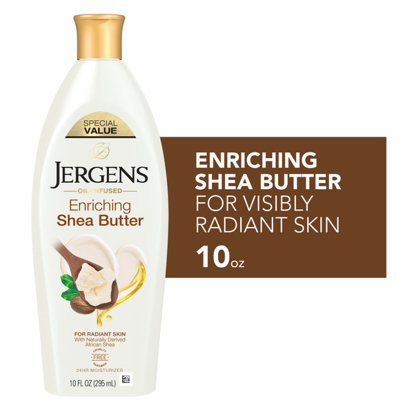 Skin Care Jergens Shea Butter Hand and Body Lotion for Dry Skin hero