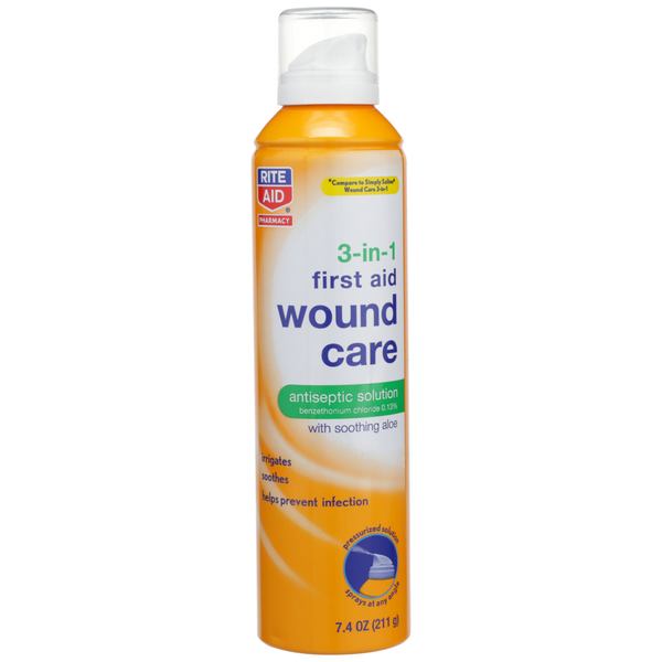 First Aid Rite Aid Ra Antbtc Wound Wash 7.4Z hero