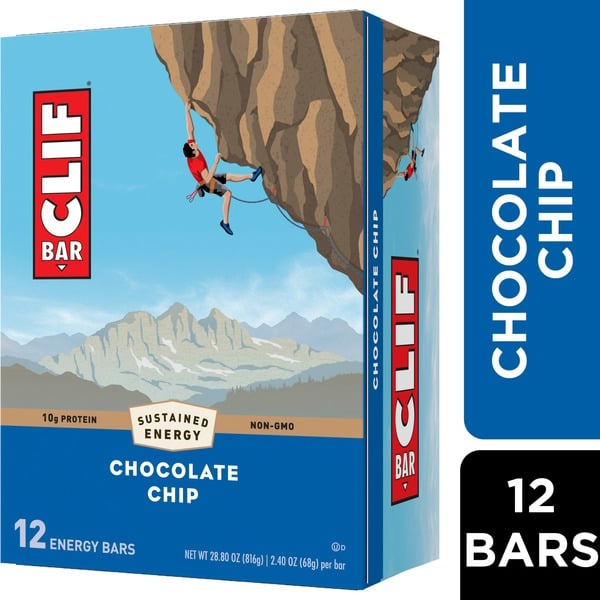 CLIF BAR Chocolate Chip Energy Bars hero