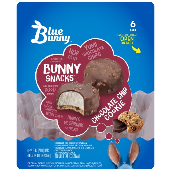 Ice Cream & Ice Blue Bunny Chocolate Chip Cookie hero