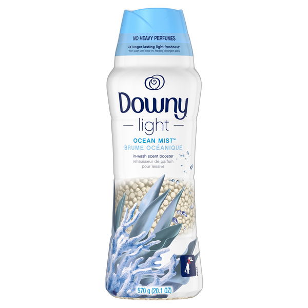 Laundry Downy Light Laundry Scent Booster Beads for Washer, Ocean Mist, with No Heavy Perfumes hero