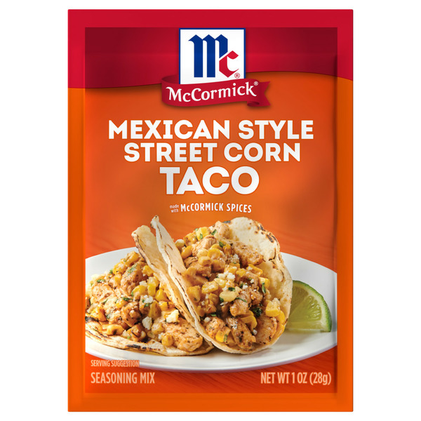 Spices & Seasonings McCormick® Mexican Style Street Corn Taco Seasoning Mix hero