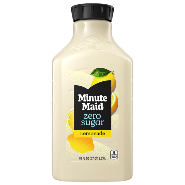 Juice & Nectars Minute Maid Lemonade, Zero Sugar hero