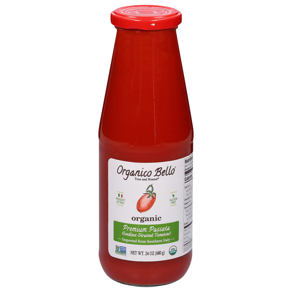 Pasta Sauce Organico Bello Passata, Organic, Premium hero