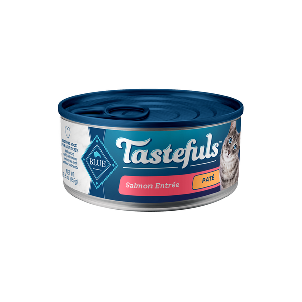 Canned Meals & Beans Blue Buffalo Tastefuls Natural Pate Wet Cat Food, Salmon Entrée hero