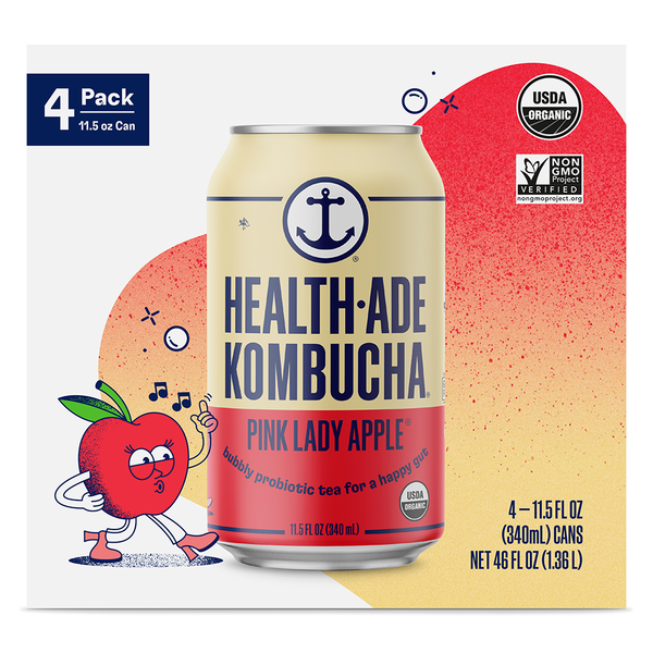 Refrigerated Health-Ade Pink Lady Apple Kombucha hero