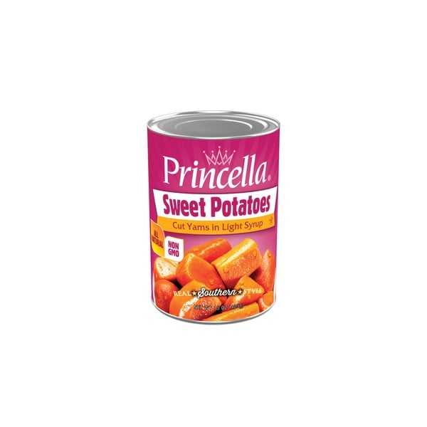 Canned/Jarred Vegetables Princella Cut Sweet Potatoes hero