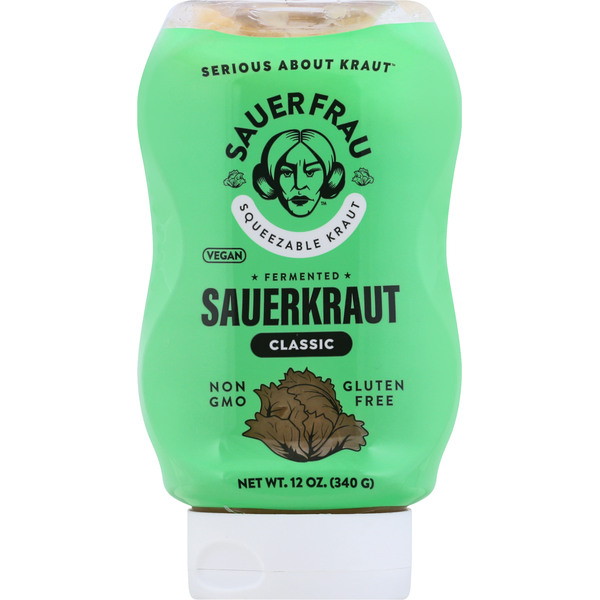 Salad Dressing & Toppings Sauer Frau Sauerkraut, Classic, Fermented hero