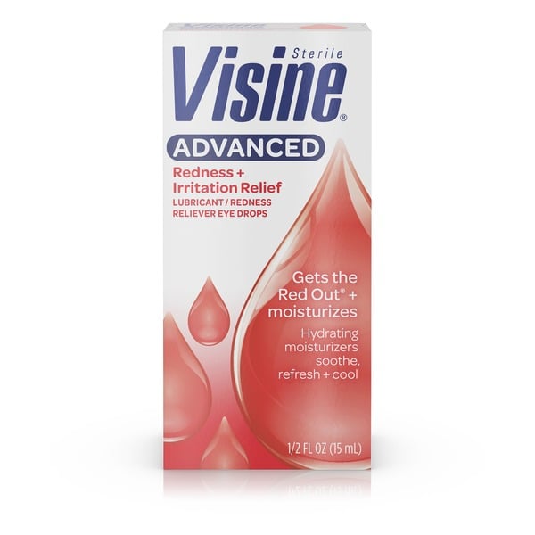 Eye & Ear Care VISINE Advanced Redness + Irritation Relief Eye Drops hero