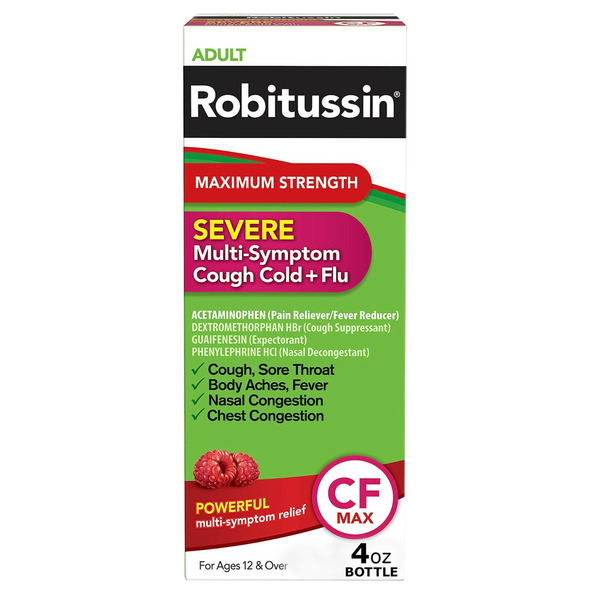 Cold, Flu & Allergy Robitussin Severe MultiSymptom Cold Medicine hero