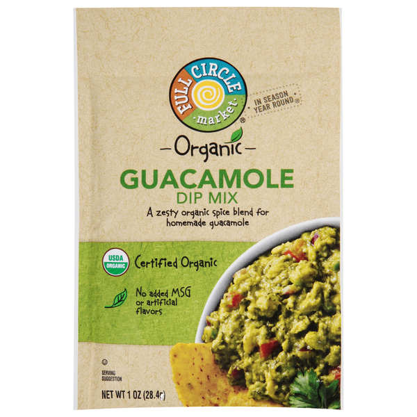 Crackers Full Circle Dip Mix, Guacamole hero