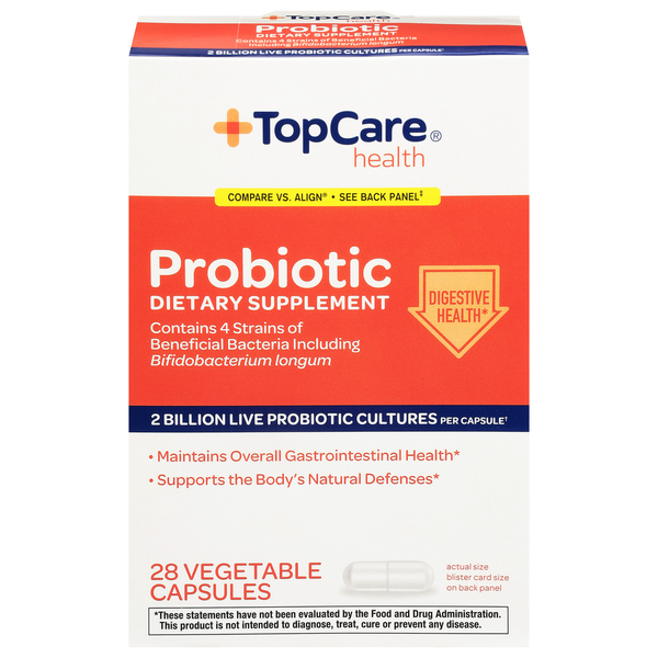 Digestion TopCare Probiotic, Vegetable Capsules hero