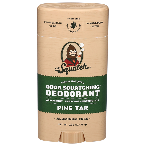 Dr. Squatch Deodorant, Odor Squatching, Pine Tar hero