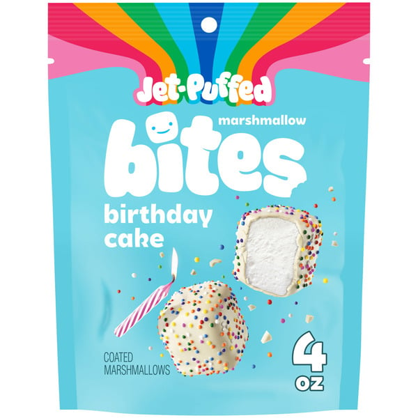 Baking Ingredients Jet-Puffed Birthday Cake Flavored Coated Marshmallows hero