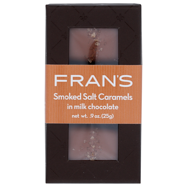 Candy & Chocolate Fran's Chocolates Gray Salt Milk Chocolate Caramel 3Pc hero