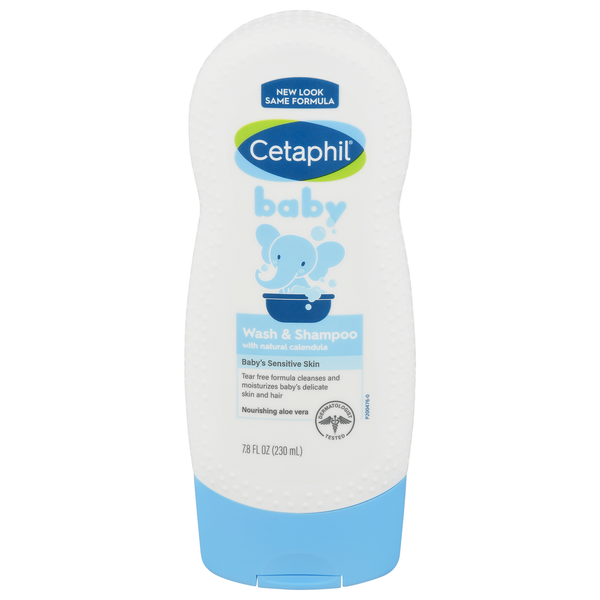 Baby Bath & Body Care Cetaphil Wash & Shampoo, Baby's Sensitive Skin hero